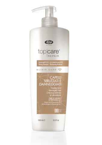 Шампунь-эликсир для восстановления и придания сияющего блеска - «Top Care Repair Elixir Care Shampoo»