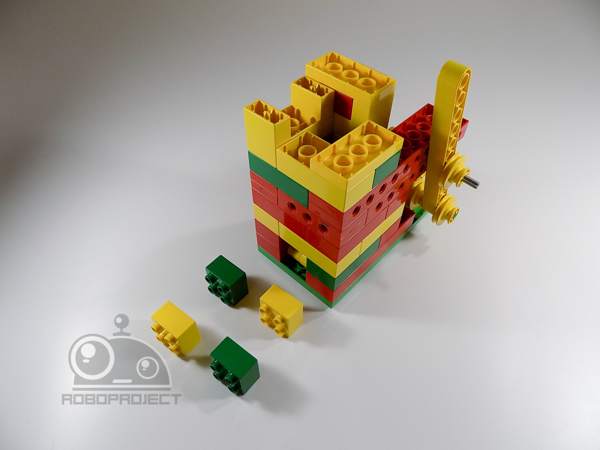 Lego Первые механизмы | Инструкция по сборке Раздатчика |400 руб
