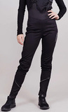 Детские лыжные разминочные брюки NordSki Active Black