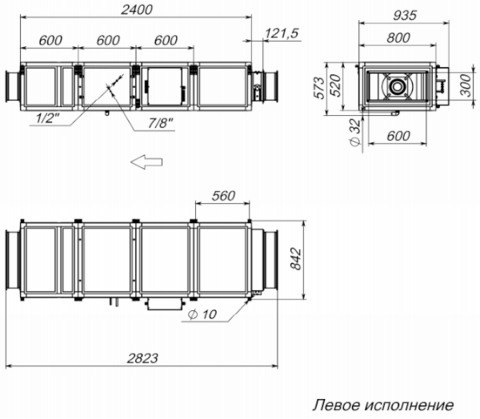 Breezart 3700 Lux F 15 - 380/3 Приточная установка с электрическим нагревателем