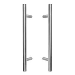 Ручка скоба офисная Апекс HC-0902-25/300-INOX 300мм под углом 45градусов к полотну