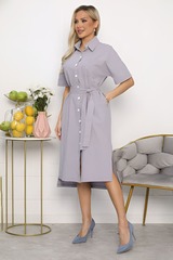 Платье Фруктовый коктейль (светло-серое) П13655-18М LT Collection
