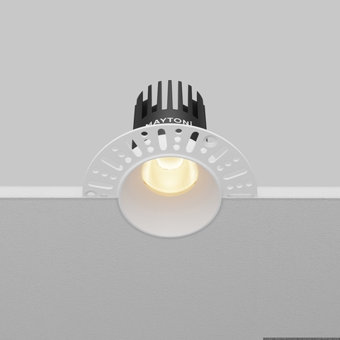 Встраиваемый светодиодный светильник Maytoni Dip DL119-10W-2.7K-TRS-W