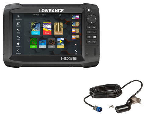 Lowrance HDS-7 Carbon с датчиком HST-WSBL