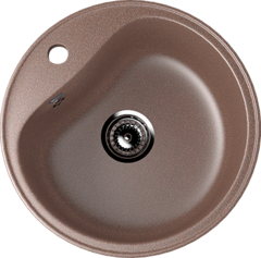 ULGRAN U-100  Круглая мойка с отверстием под смеситель