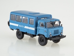 GAZ-66 NZAS-3964 (66) Shuttle bus blue 1:43 AutoHistory