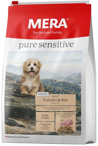 Mera Pure Sensitive MINI Adult  Truthahn&Reis