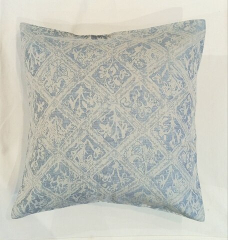 Подушка 40х40 Leitner Aquarell серая/голубая