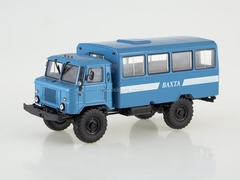 GAZ-66 NZAS-3964 (66) Shuttle bus blue 1:43 AutoHistory