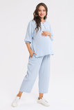 Костюм для беременных 13888 пыльно-голубой