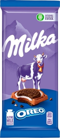 Шоколад MILKA Молочный Oreo Ваниль 92 г РОССИЯ