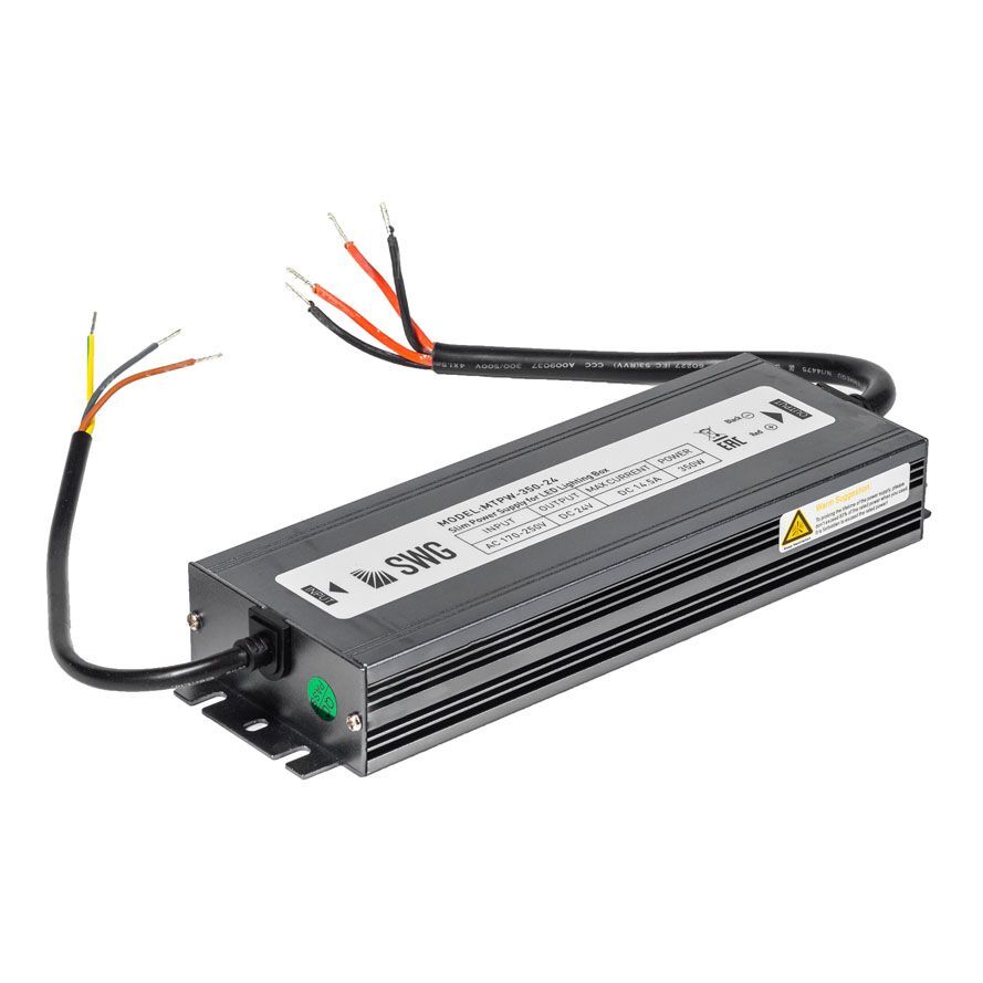 Блок питания SWG 24V 350W IP67 29,2A MTPW-350-24 009136