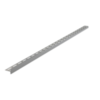 Pейка из нержавеющей стали для пола с уклоном (Левое, длина 1м, Толщина плитки 12мм, мatt), арт. APZ AlcaPlast