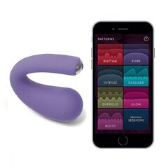 Фиолетовый вибратор Dua G-spot & Clitoral Wearable Vibrator - 17,8 см. - 