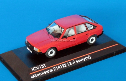 Moskvich-214122 2nd edition dark red 1:43 ICV131