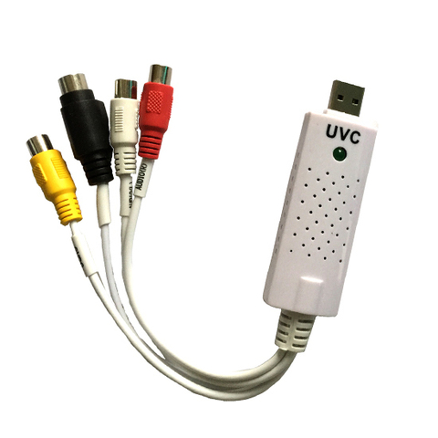 Устройство видеозахвата Easycap  UVC USB 2.0 (1 вход+stereo+SVideo) оцифровщик ДЛЯ MAC