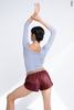 Little low-rise shorts | wine_ground