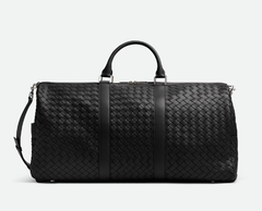 Дорожная сумка Bottega Veneta Intrecciato Duffle черный