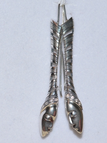 Дасия (серьги из серебра)