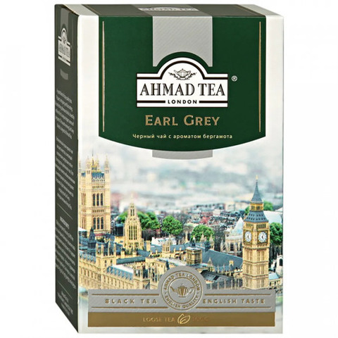 купить Чай черный листовой Ahmad Tea Earl Grey, 100 г (Ахмад)