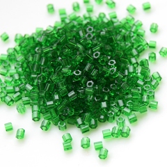 Бисер Тохо Hexagon 11/0 0007B темно-зеленый