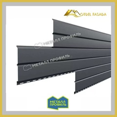 Сайдинг металлический L -Брус VikingMP-01- RALL 7024 Графитовый серый 0.45мм