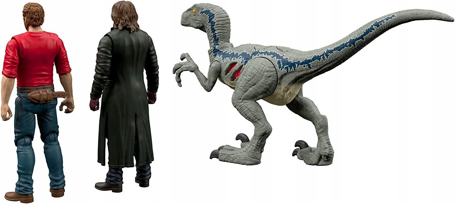 Фигурка Динозавра Mattel Jurassic World - Мир Юрского периода -  Велоцирапторор и 2 фигурки героев GWN25 купить в Москве | Доставка по  России.