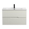 Cezares DUET-N-800-2C-SO-BL DUET-N База под раковину подвесная с двумя выкатными ящиками, Bianco Lucido, 800x457x500, DUET-N-800-2C-SO-BL