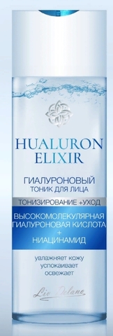 Hyaluron Elixir Гиалуроновый тоник для лица 200 мл. (Liv-delano)