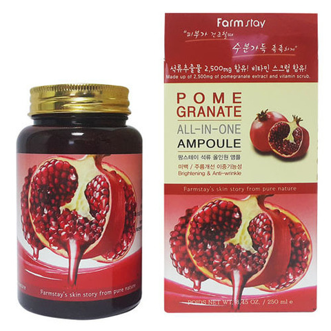 Farmstay Pomegranate All-In One Ampoule - Многофункциональное средство с экстрактом граната