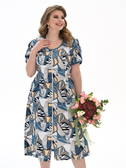 1354В Халат на молнии