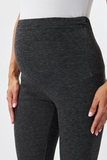 Леггинсы для беременных 18825 графит меланж