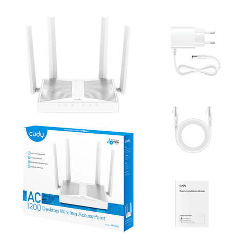 Cudy - Настольная точка доступа Wi-Fi AC1200 AP1300D