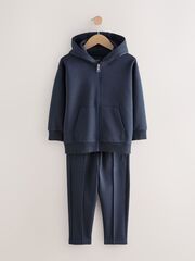 Толстовка на молнии с капюшоном и спортивные брюки в комплекте для мальчика Next AA8-117, Темно-синий