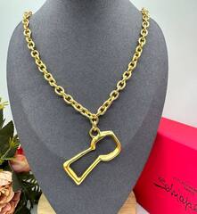 84527 - Колье ЗАМОЧНАЯ СКВАЖИНА в стилистике Schiaparelli