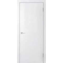 Купить Межкомнатная дверь эмаль Смальта Лайн 00 белая Ral 9003 глухая