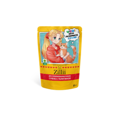 Влажный корм суфле для стерилизованных кошек ZILLII (Зилли) Cat Sterilized 0,085кг телятина суфле для стерилизованных кошек. 24 штуки