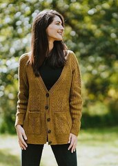 Описание по вязанию кардигана спицами "Emily"