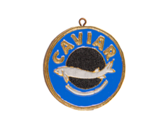 Елочная игрушка Черная икра