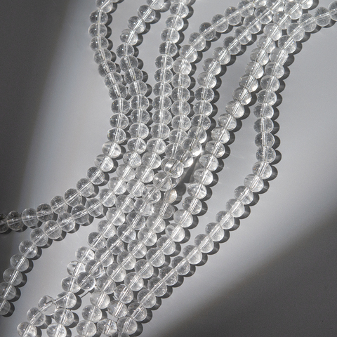 Горный хрусталь (имитация), 8,3*6,4мм, рондель