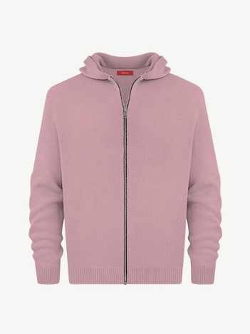 Толстовка на замке из мягкой шерсти