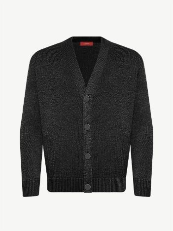 Кардиган с пуговицами из шелка