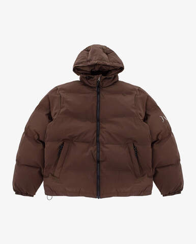 Пуховик Magamaev Macro Hooded Puffer коричневая