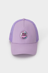 кепка  для девочки  ТК 80057/пастельно-лиловый
