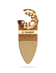 ЗУБР CARBIDE ВК8 Р100, 35x42 мм полотно дельтовидное с твердосплавной крошкой: керамика, кирпич, пенобетон, StarQuick (15582-P100)