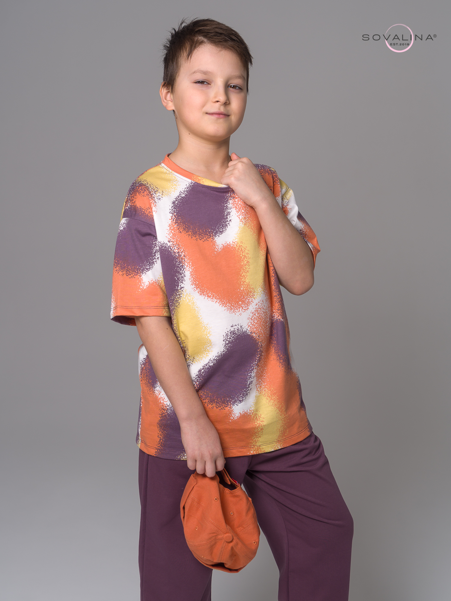 Костюм Daily men MAX краска терракот-виноград