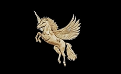 Силиконовый молд № 492 Пегас левый