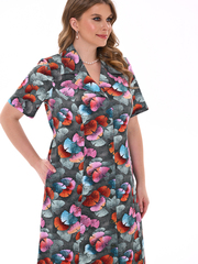 4536 Халат на пуговицах