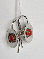 Планта (серьги из серебра)