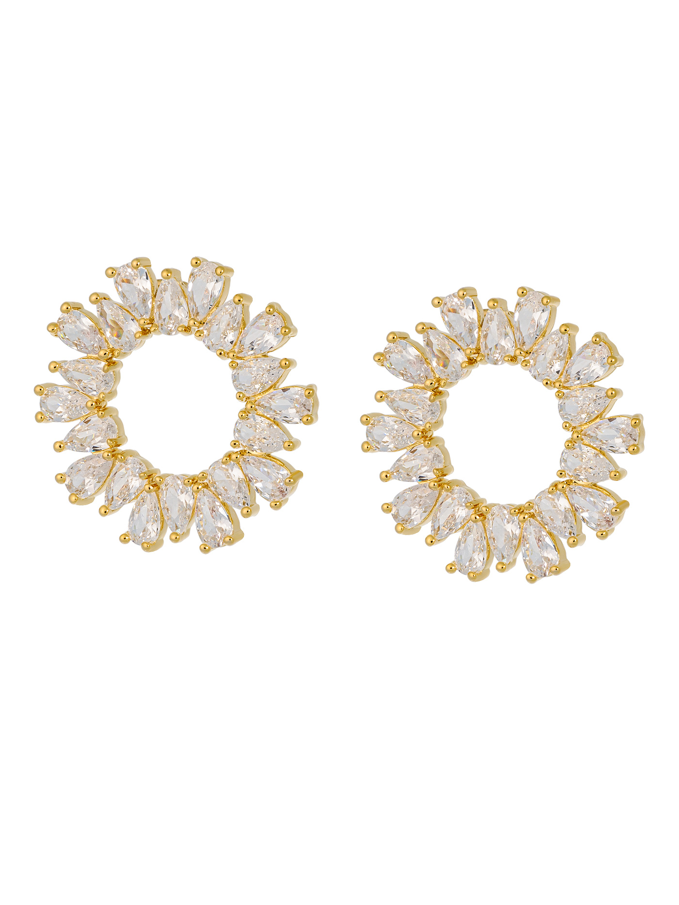 Круглые серьги кольца